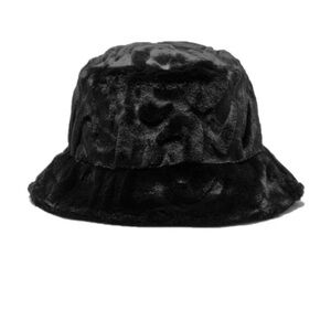 Nike Apex Faux Fur Bucket Hat Black Adult Unisex Large Plush Soft HF7194-010 NWT